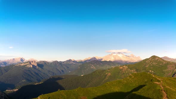 Sunrise Over the Mountain Tops