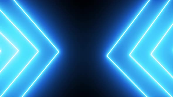 Neon Arrow line tunnel motion background glowing neon arrow line tunnel background alt