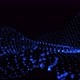 Particle wave digital on black background. - VideoHive Item for Sale