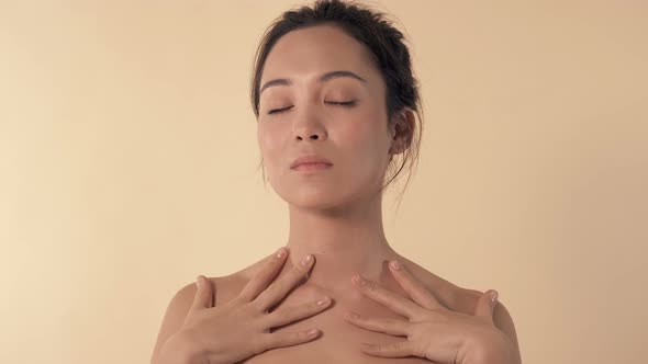 Portrait of beautiful asian woman.