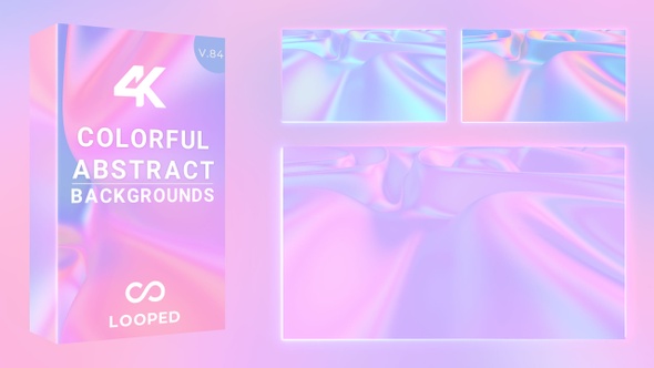 Chromatic Liquid Shapes Backgrounds Pack