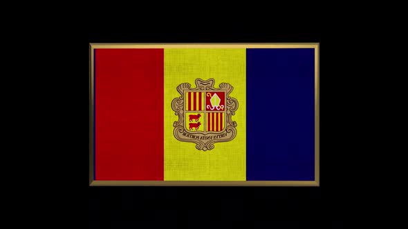 Andorra 3D Flag