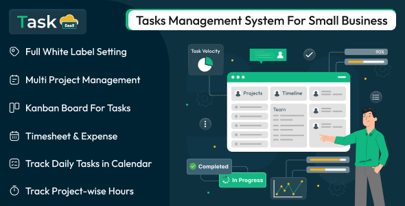 Task SaaS - Tasks Management System For Small Business