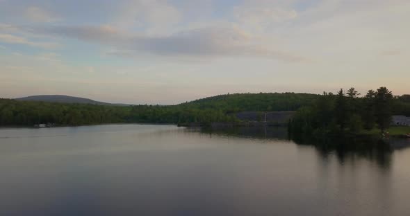 Small Town Aerials of Lake Hebron, Maine