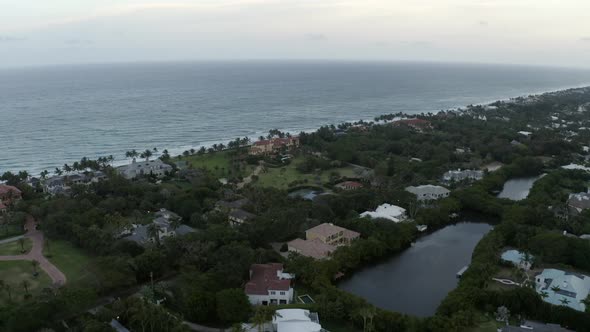 Aerial Video Luxury Homes Palm Beach Fl Usa