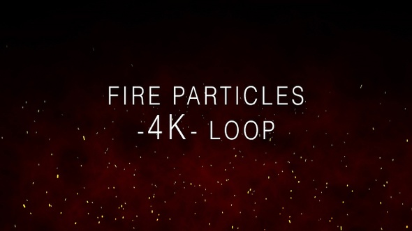 Fire Particles 4K