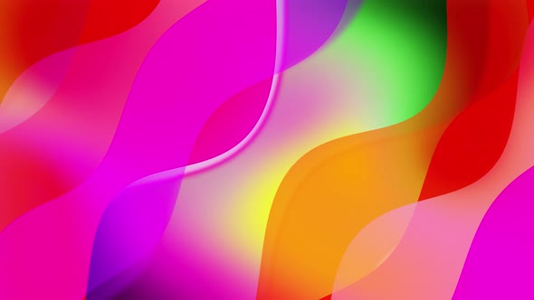 Colorful Modern Smooth Waves Liquid Gradient Line Background