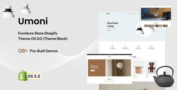 Umoni - Furniture Shopify Theme OS 3.0 (Theme Block)