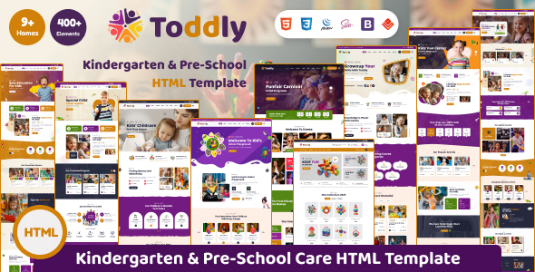 Toddly - Children School & Kindergarten HTML Template