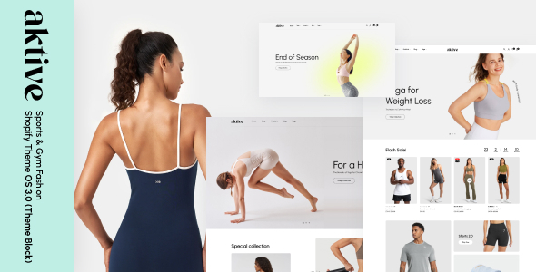Aktive – Sports & Gym Fashion Shopify Theme OS 3.0 (Theme Block)