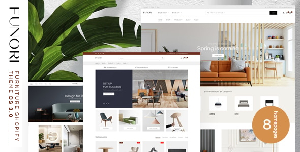 Funori - Furniture Shopify Theme OS 3.0 (Theme Block)