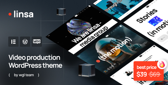 Linsa - Video Production WordPress Theme