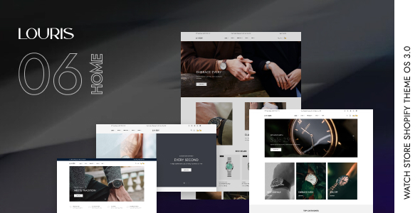 Louris – Watch Store Shopify Theme OS 3.0 (Theme Block)