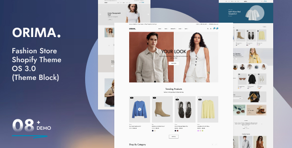 Orima –  Fashion Store Shopify Theme OS 3.0 (Theme Block)