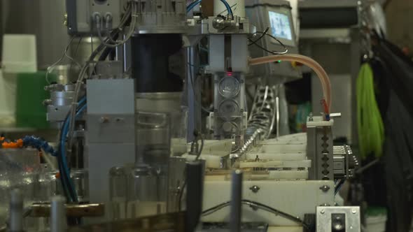 Automated Equipment and Machinery On A Microbrewery Beer Canning Line