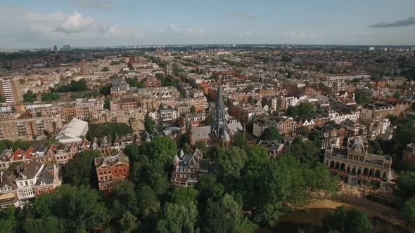 Cityscape of Amsterdam