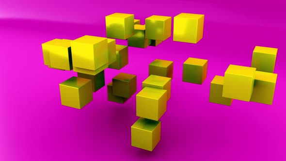 Abstract Geometric Shapes From Cubes