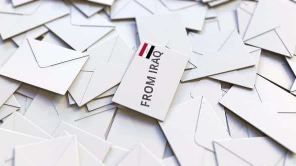 Envelope with From Iraq Text alt