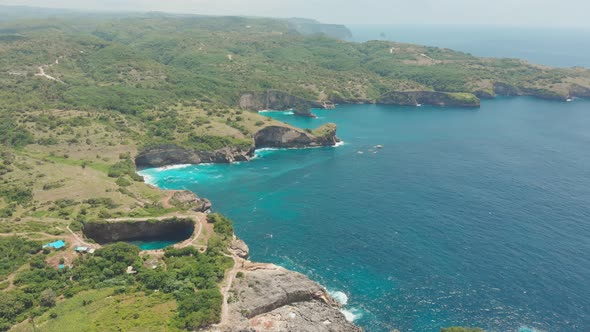 Broken Beach in Nusa Penida Island