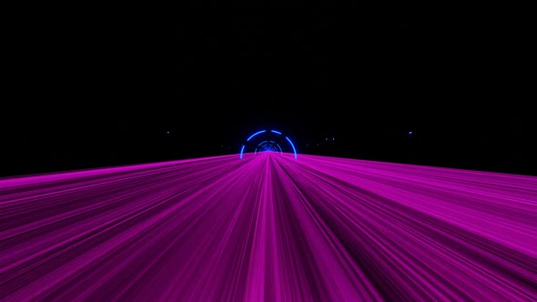 Neon Highway tunnel