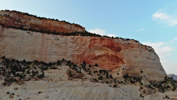 Amazing Aerial View of Zion National Park Utah