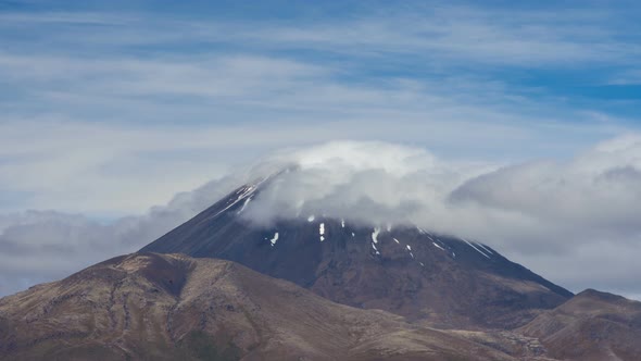 Famous Volcano from Tongariro National Park