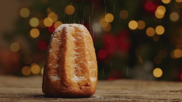 Typical Christmas sweet panettone