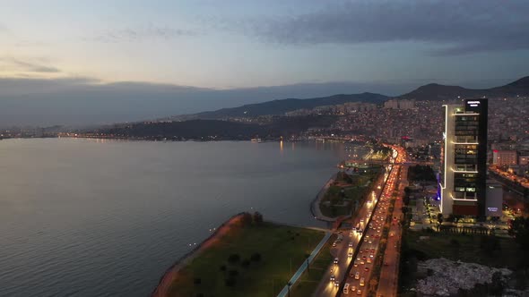 Izmir skyline