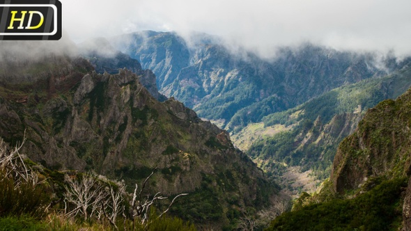 View from Vereda do Areeiro trail, Madeira