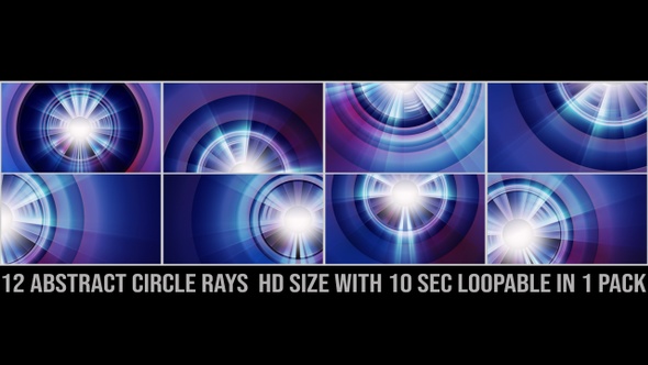 Abstract Tech Circle Blue Pack V01 alt