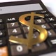 Dollar Currency Symbol on the Keys and PAY TAX Text on Calculator - VideoHive Item for Sale
