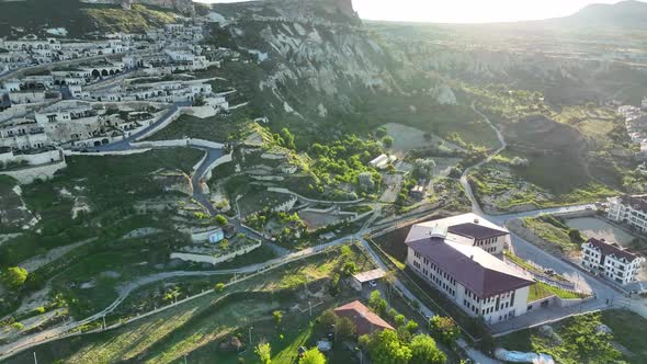 Great hotel in Cappadocia Aerial View 4 K Urgup City