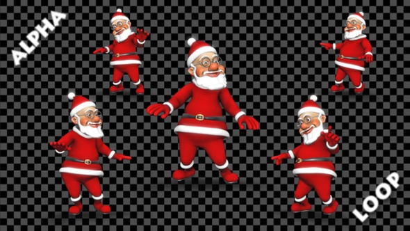 Dance 3D Santa