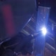 Welder Is Going Welding Of The Metal Profile. Sparks Are Flying Around - VideoHive Item for Sale