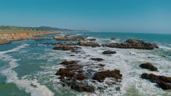 California Coast Aerial 4K