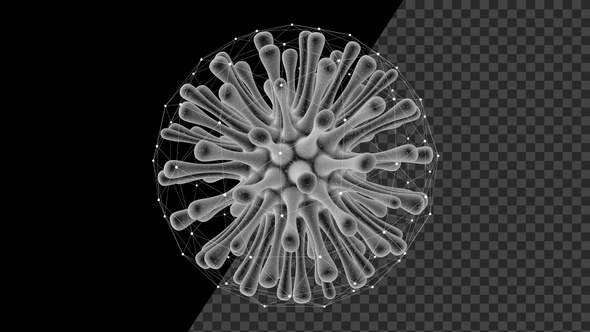 Microscopic View Of A Virus Cell V7 alt