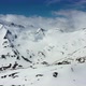Aerial View from an drone of Beautiful Snowy Caucasus Mountain Landscape in Winter - VideoHive Item for Sale