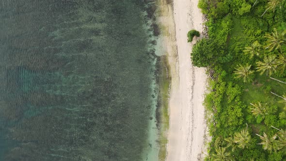 Aerial Clean Beach