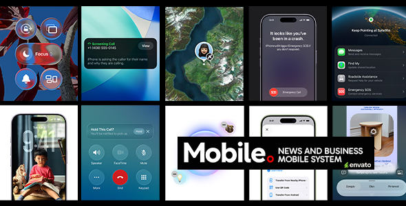 Mobileo – News and Business Mobile System Theme