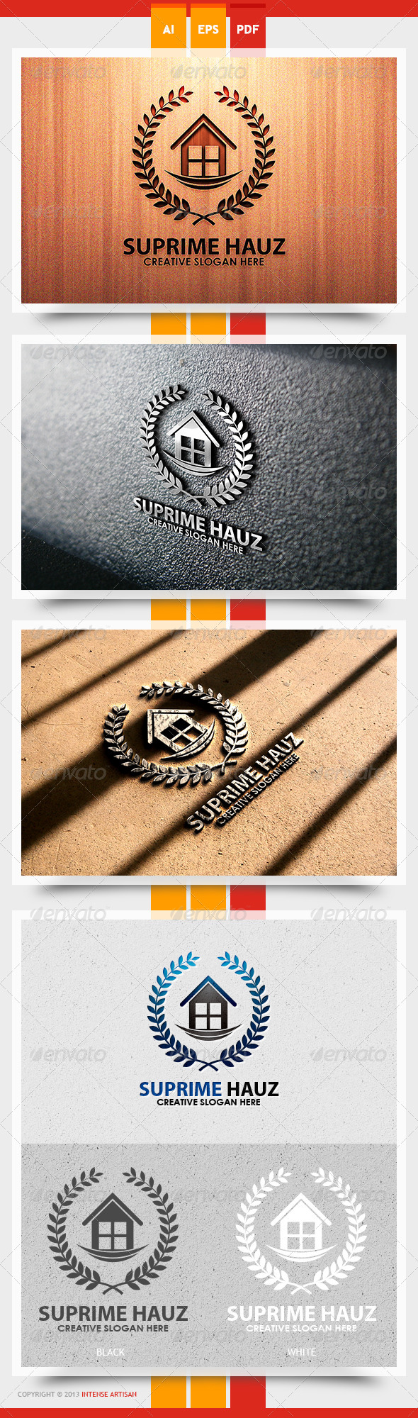 Supreme Hauz Logo Template