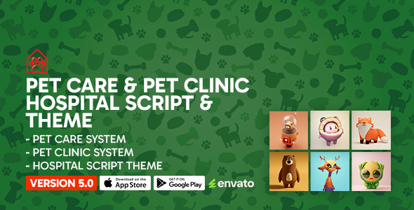 Vethouse - Pet Care & Pet Clinic & Hospital Script Theme