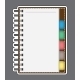 Blank Paper with Notebook Vector Outline - GraphicRiver Item for Sale