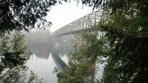 Motion Reveal Of Agate Passage Bridge On Bainbridge Island