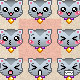 75 Pixel Cat Emoticons - GraphicRiver Item for Sale