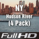 NY Hudson River (4 Pack) - VideoHive Item for Sale
