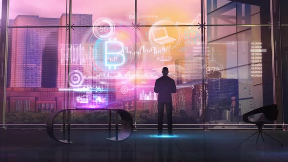 Cryptocurrency Trading In The Stock Market 4K alt