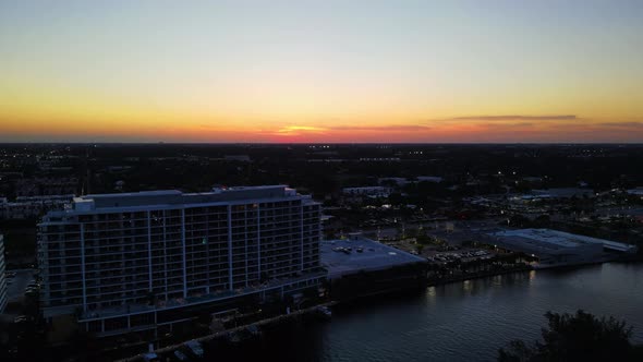 Building In Sunset