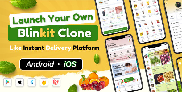 DTBasket – Instant Grocery & Daily Essentials Delivery Flutter App with Admin Panel (Android & iOS)