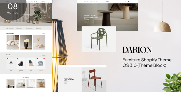 Darion – Furniture Shopify Theme OS 3.0 (Theme Block)