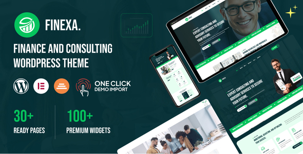 Finexa - Finance & Consulting WordPress Theme